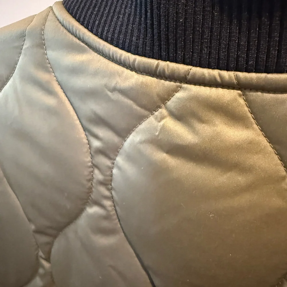 Everlane Quilted Puffer Coat in Olive - Picture 7 of 7